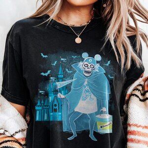 Hatbox Ghost land Funny Haunted Mansion Halloween Mickey shirt sweatshirt